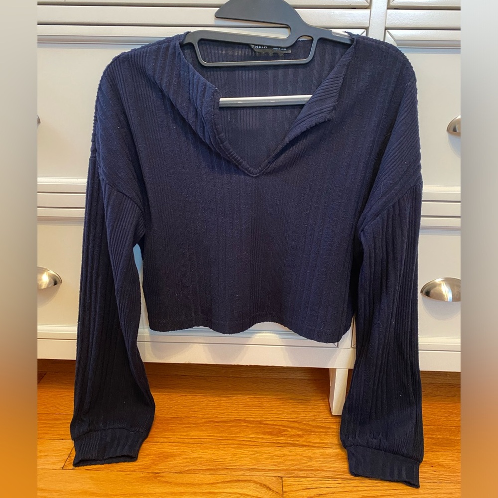 Shein Navy Sweater Top